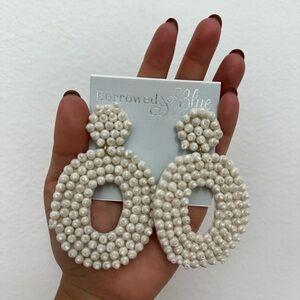Borrowed & Blue by Southern Living, white earrings